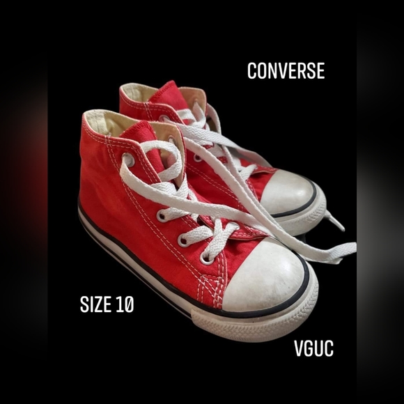 size 10 hightop converse shoes - Picture 1 of 1